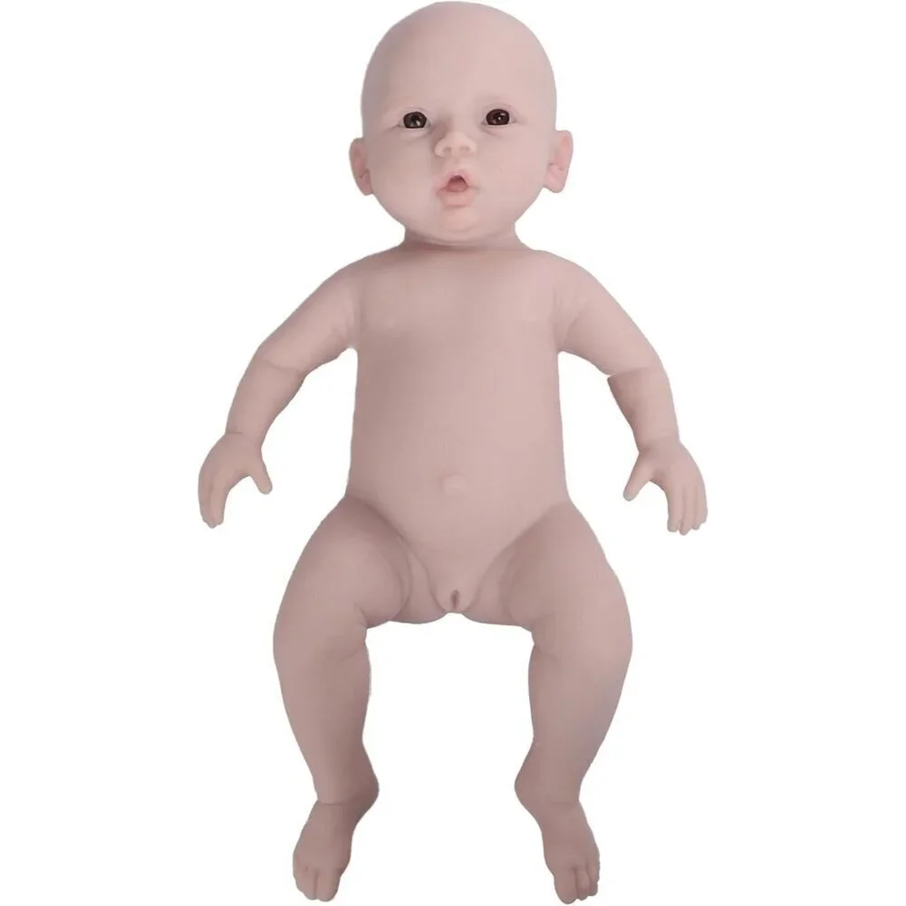 Baby Doll Soft Vinyl Newborn Doll in Flesh Tone - Unbranded